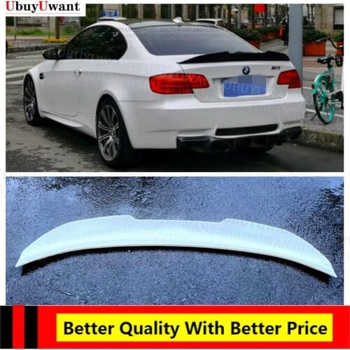 PSM Style Carbon Fiber Rear Roof SPOILER Trunk Lip Boot Wing FOR BMW E92 SPOILER 2005-2012 BMW 3 Series 2 Door E92 M3 E92 Coupe