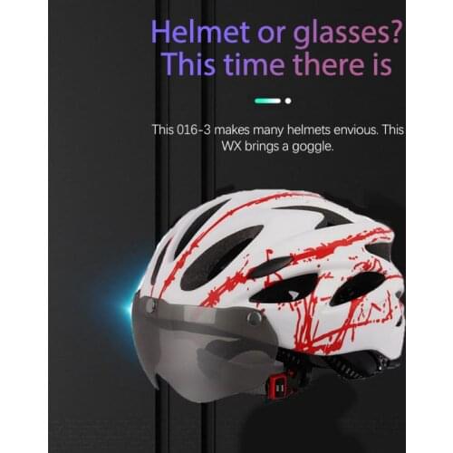 Bicycle Helmet LED Light Intergrally-molded Cycling Helmet Mountain Road Bike Helmet Sport Safe Hat For Man Sports Outdoor