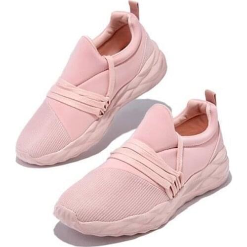 2021 Women Summer Sneaker Lace Up Ladies Walking Running Shoes Round Toe Casual Breathable Non Slip Gym Sport Shoes for Female
