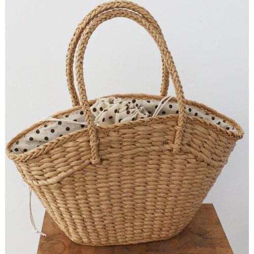 Womens Bags Knitted Straw Large Brown beach 2021 Handbags For Woman Handbags Bag Cheap