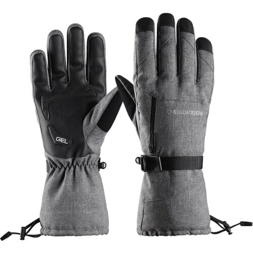 1 Pair Snow Ski Gloves Windproof Hand Warmers for Winter Outdoor Sports