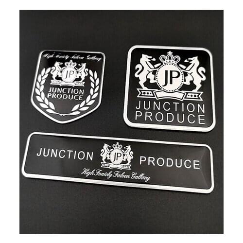 3D Auto Modified Metal Junction PRODUCE JP Luxury VIP Car Trunk Side Seal Decal Badge Car Accessories