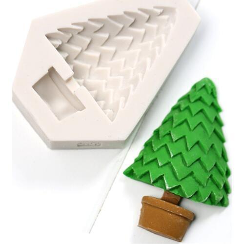 Aouke Christmas tree series silicone mold fondant cake mold chocolate candy clay mold kitchen cooking tools J104/J105