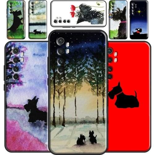 Westie Scottie Scottish Terrier Case For Xiaomi Mi 11 Lite Ultra 9 10 9T 10T Pro A3 POCO F3 F1 F2 M3 X3 Pro Bumper Cover