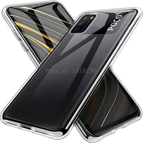 Case For Xiaomi Poco M3 Case Capa Soft TPU Telefon Cover Silicon Shell Back Cover Protector Little Pocophone M3 m 3 Funda Bumper