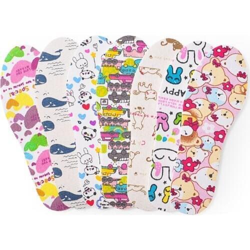 Kids Shoe Pad Cut Free Size Massage Cushion Latex EVA Ultralight Soft Pads Children Insole Cartoon Cute Protector Breathable Ins