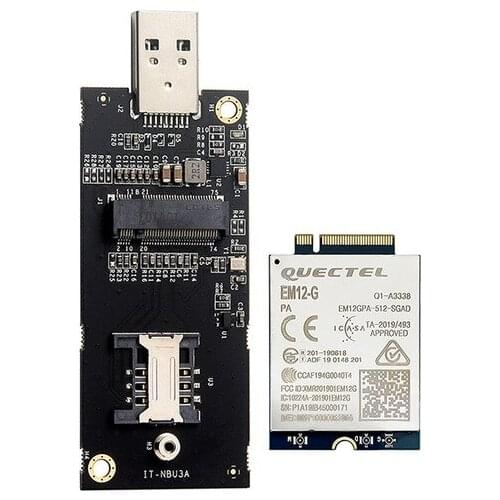 EM12-G New Original LTE-A wireless module modem M.2 Cat12 EM12 4G high speed M2M 600M/s