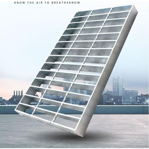 Hot dipped galvanized outdoor custom metal stainless steel grate stair tread walkway sheet dust drain cover large