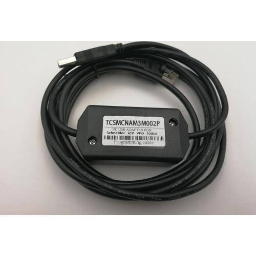 Compatible TCSMCNAM3M002P TV Inverter / LXM Servo Debug Programming Cable for ATV12 ATV312 ATV32 ATV61 ATV71 series