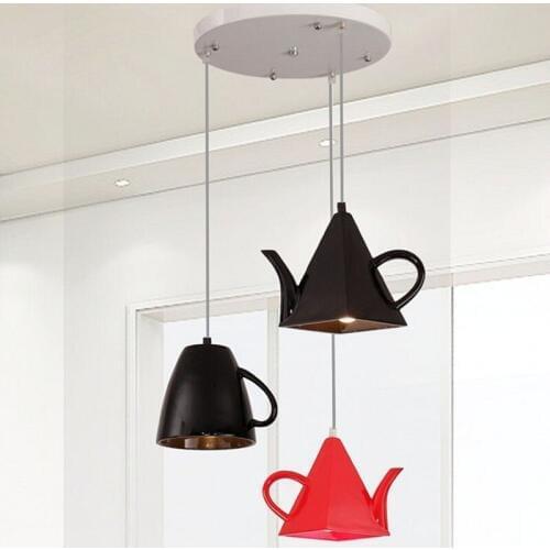 Modern new creative minimalist ice cream bar table restaurant light cafe club factory direct dining chandeliers LB12181