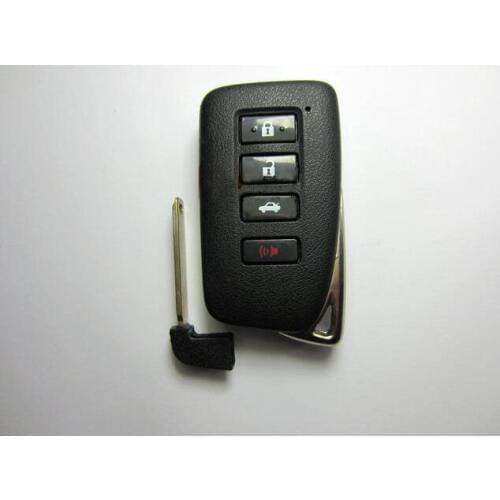 New Style ! 4 Buttons Replacement Smart Remote Key Shell Case For Lexus ES350 450 IS GS RX With insert Key blade Fob Key Cover