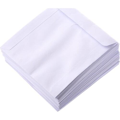 FULL-100 Paper CD Sleeves With Window & Flap