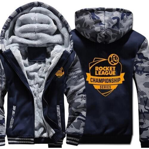 Rocket League Hoodies Camouflage sleeve Pullover Winter Jacket Rocket League Sweatshirts Long Sleeve Coat