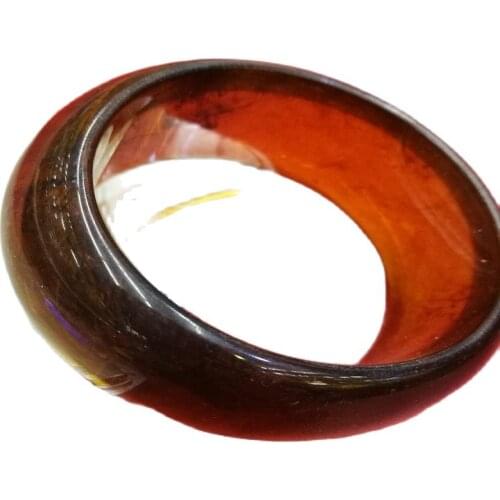 Chinese Amber beeswax bangle bracelets 63mm diameter bracelets Woman bangle