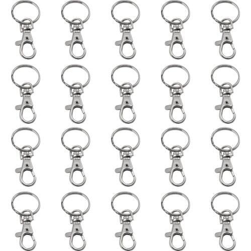 20 small removable screw caps for key rings - carabiner key chain - cosmetics & jewelery #8