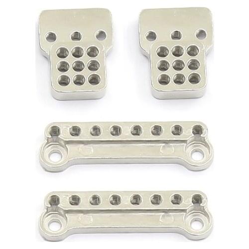 4Pcs Metal Adjustable Shock Absorber Bracket Extender Seat for MN D90 MN-90 MN99S RC Car Upgrade Parts Accessories