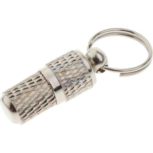 5x Anti-Lost Dog Cat Name Address Label Tag Barrel Storage Tube Pet ID Tags