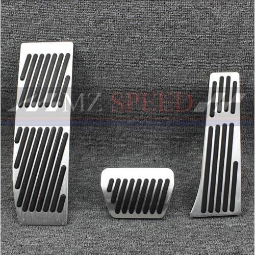 Car styling With logo High quality Aluminium Alloy Rest Gas pedal Brake Pedal for BMW X1 M3 E39 E46 E87 E84 E90 E91 E92