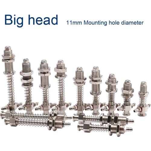 Big Head 11MM OD Suction Cup Manipulator Accessories Bracket Hardware Side Tail Air Intake Vacuum Sucker Mechanical Arm M12 M10