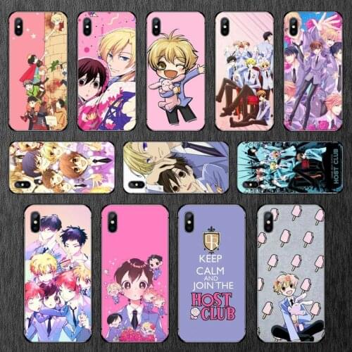 Ouran High School Host Club Phone Case for iPhone 11 12 pro MINI XS MAX 8 7 6 6S Plus X 5S SE 2020 XR