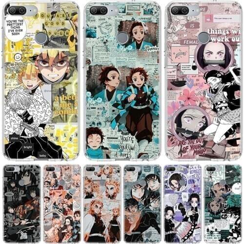 Kimetsu No Yaiba Demon Slayer Anime Phone Case for Huawei Honor 10 9 Lite Y9 Y5 Y6 Y7 2019 8X 8A 8S 7A 7X 10i 20i Pro V30 Art Co