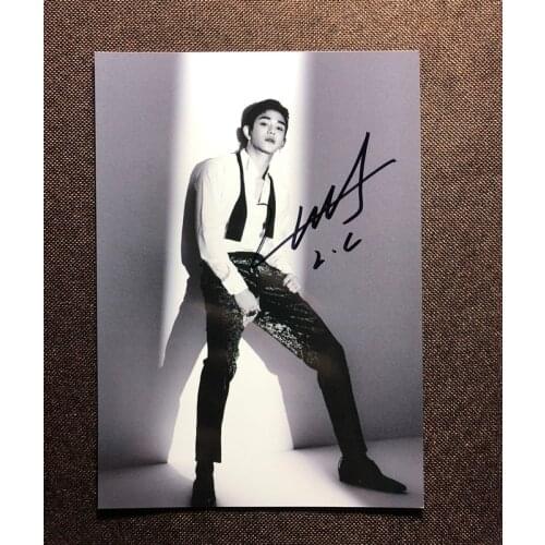 Hand signed SuperM Lucas autographed photo NCT U 5*7 092019N7