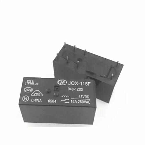 HOT NEW 48V relay JQX-115F 048-1ZS3 JQX 115F 048 1ZS3 JQX-115F-048-1ZS3 JQX115F0481ZS3 48VDC DC48V 48V 16A 8PIN