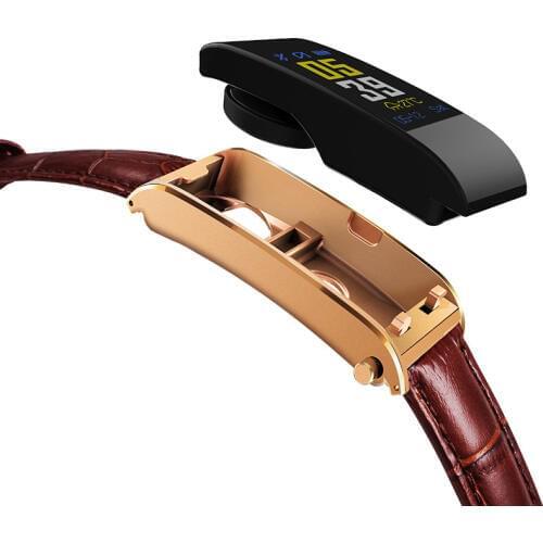 Fashion Y6 Color Screen Smart Fitness Watch Sports Stainless Steel Metal Bracelet Strap with Belt Bracelet Call Pedometor