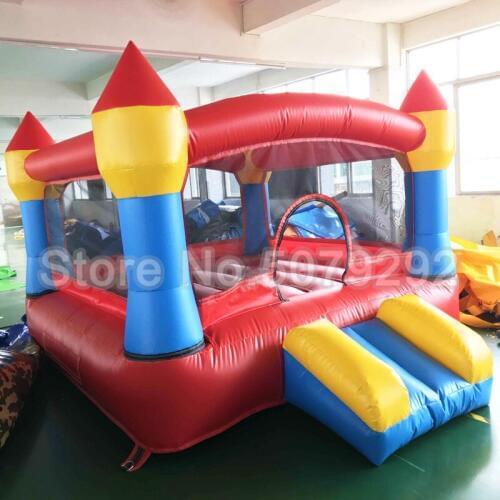 Free Shipping Free Blower Inflatable Jumping House Mini Size 3*3*2m Bouncer Castle For Kids PVC Tarpaulin Inflatable Bouncer