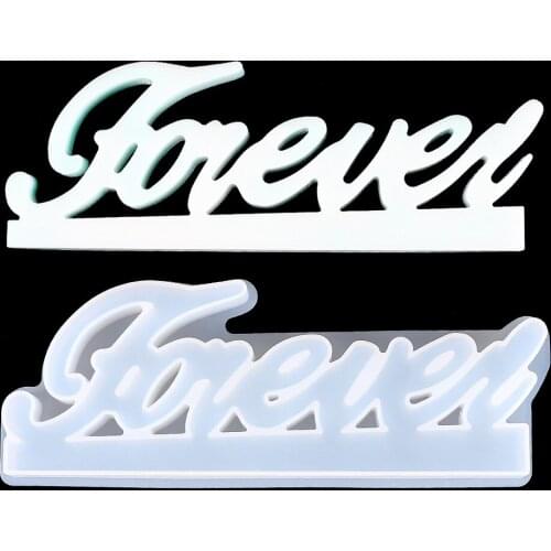 2020 New Forever Crystal Drop Mold DIY Table Decoration Stereo Mold Drip Mirror Silicone Mold for Wholesale Drop Shipping