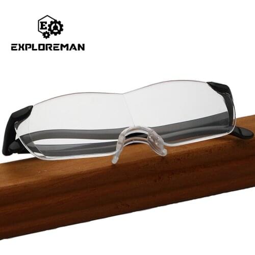 Eyewear Portable 250 Degree Presbyopic Glasses Magnifiers Magnifying Spectacles Eye Protection See1.6 times As Gift For Parents