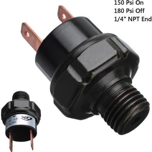 1/4" NPT End Air Compressor Tank Pressure Control Switch 120 PSI-150 PSI 150-180PSI 90-120 PSI 170-200 PSI 125-200 PSI