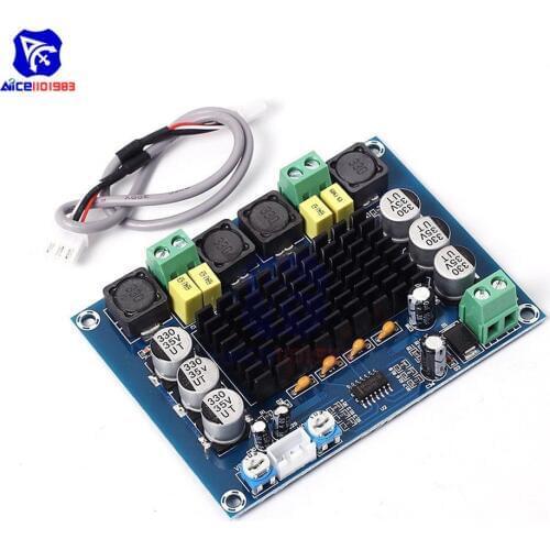 TPA3116D2 TPA3116 Dual Channel Stereo High Power Digital Audio Power Amplifier Board 120W+120W Amplificador Module XH-M543