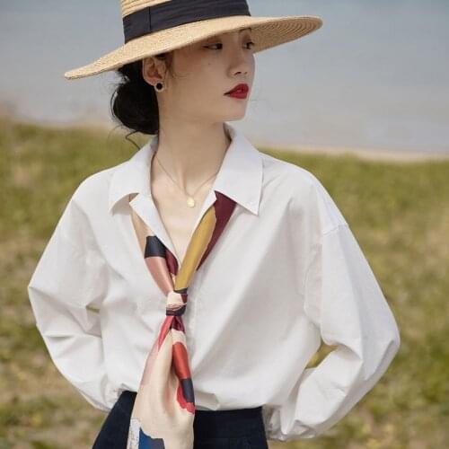 TUOLUNIU Long Blouses