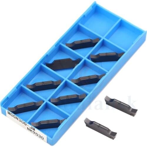 MGGN150 MGGN200 MGGN300 MGGN400-JM NK9030 Slotting Carbide Inserts CNC Lathe Cutting Tools Stainless steel Grooving Turning Tool