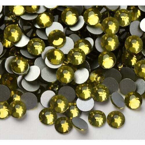 All Sizes16Colors Crystal Non Hotfix Rhinestone Glass Strass Non Hotfix Iron on Rhinestones for Nail Art Decoretion High Quality