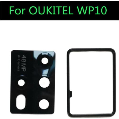 New Original For OUKITEL WP10 5G Phone Rear Back Camera Lens Glass Spare Part Screen Frame Protective For OUKITEL WP10
