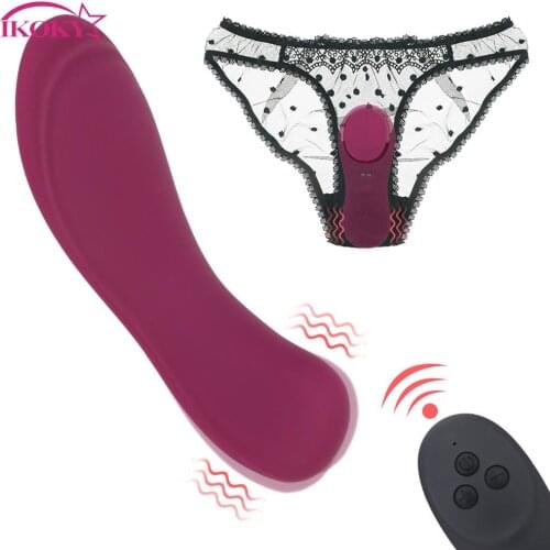 Female Masturbator Clitoral Stimulator Panty Vibrator Invisible Vibrating Egg 10 Frequency Sex Toys for Woman