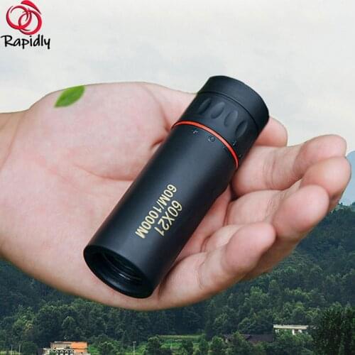 100x24 HD Powerful Spotting Telescope 5000M Long Range Folding Mini Telescope BAK4 FMC Optics for Hunting Sports Outdoor Camping