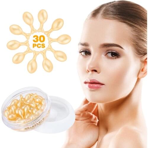 30pcs Anti-Wrinkle Cream Hyaluronic Acid Capsule Serum Moisturizing Whitening Face Acne Treatment Anti Age Skin Care Cream