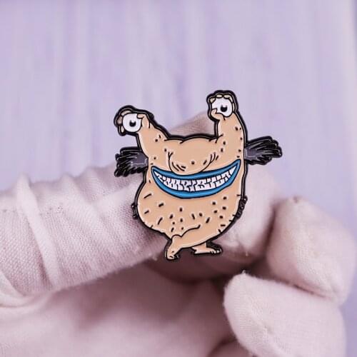 Aaahh!!! Real Monsters Krumm Enamel Pin Dancing Hopesick Monsterrr Brooch Novelty Cartoon Badge Fashion Jewelry decoration
