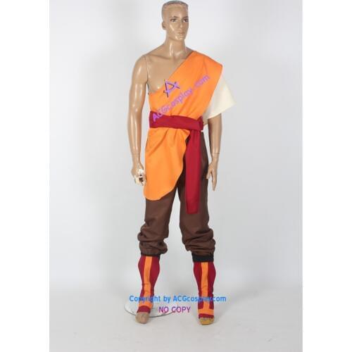 Avatar The Last Airbender Aang Cosplay Costume