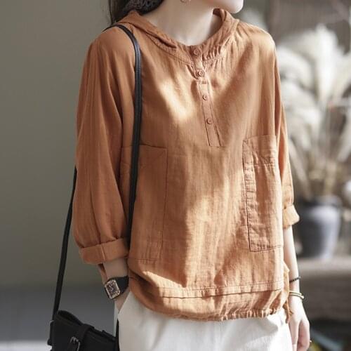 Careaymade Womens Hooded Shirts