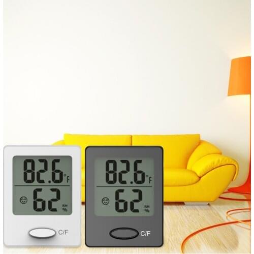 Digital Indoor Thermometer Hygrometer, Temperature Humidity Gauge with High Precision for House, Office and Greenhouse T5UC