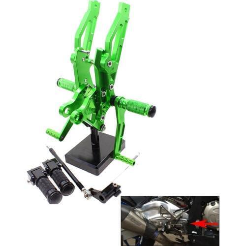 CNC Aluminum Motorcycle Rear Adjustable Rear Sets Set Footrests For Honda Grom MSX125 MSX 125 2012 2013 2014 2015