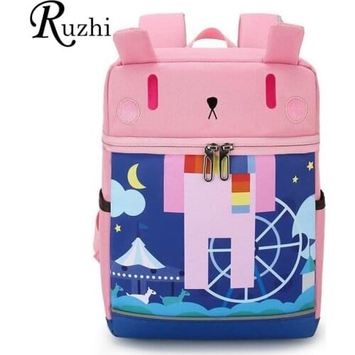 3D Cartoon Pre School Bags Protect Spine Kid Backpack Kindergarten Kids Bookbags Toddler Kids Backpack Children School Backpacks