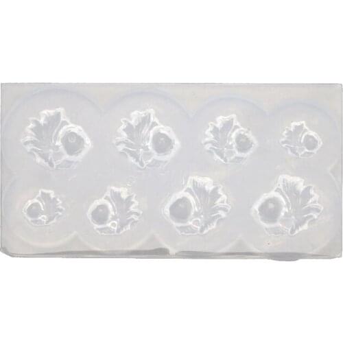 DIY Mini Lucky Goldfish Pendant Resin Mold Small Goldfish Epoxy Resin Mold Fish Waterscape Fillings Jewelry Making Tools