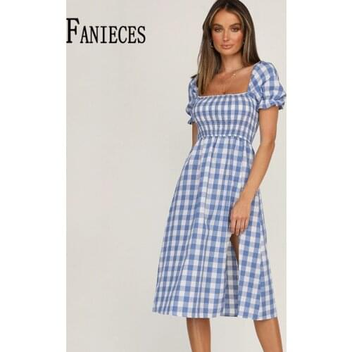 FANIECES/梵易斯 Summer Short Sleeve Dresses