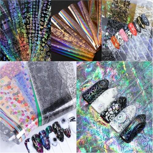 DIY Holographic Mix Decoration Lace Sticker Nail Art Constellation Starry Decal Resin Jewelry Craft Charms Handmade Stuff