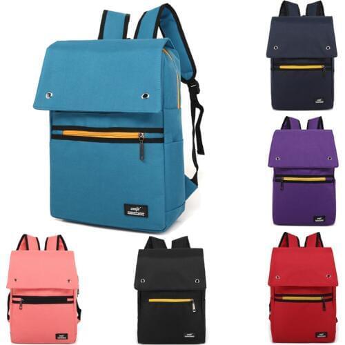 14 15 15.6 Inch Canvas Computer Laptop Notebook Backpack Bags Case School Backpack for Men Women Student